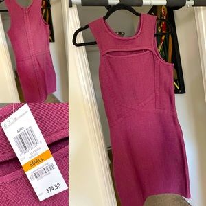 NWT Burgundy Bodycon Dress